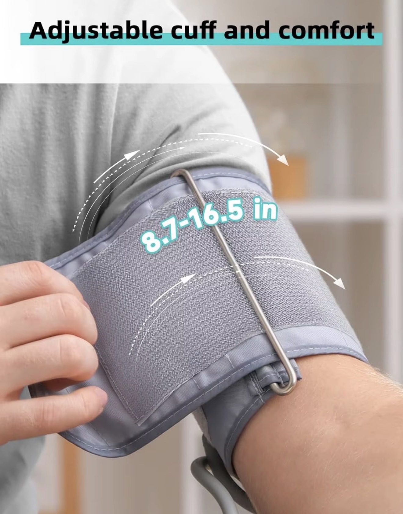 Adjustable upper-arm cuff