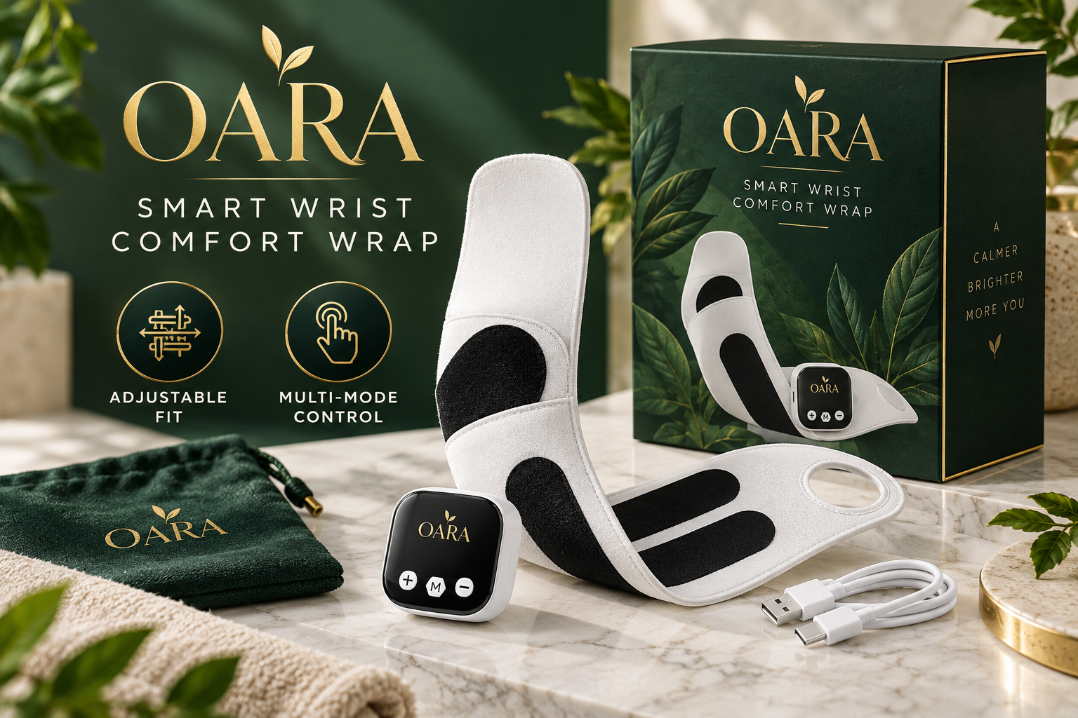 OARA smart wrist comfort wrap with removable digital controller
